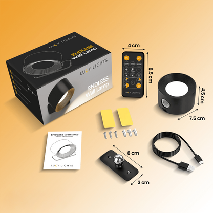 LumiSpin™ Draadloze wandverlichting die meebeweegt met jou